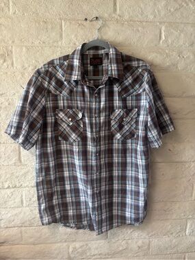 Plains Men’s Western Shirt-Large